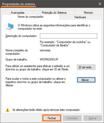 Como Mudar O Nome Do Computador No Windows Winnotas Com Br