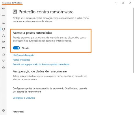 Como Ativar Ou Desativar O Acesso A Pastas Controladas No Windows Winnotas Com Br