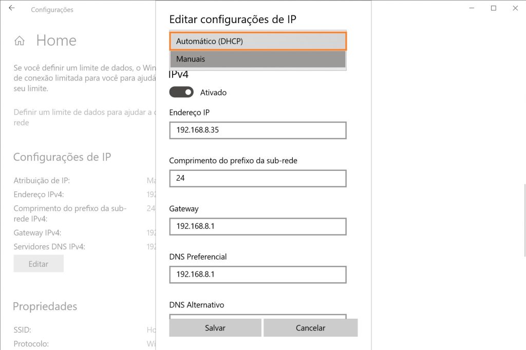 Como configurar IP automático no Windows - WinNotas.com.br