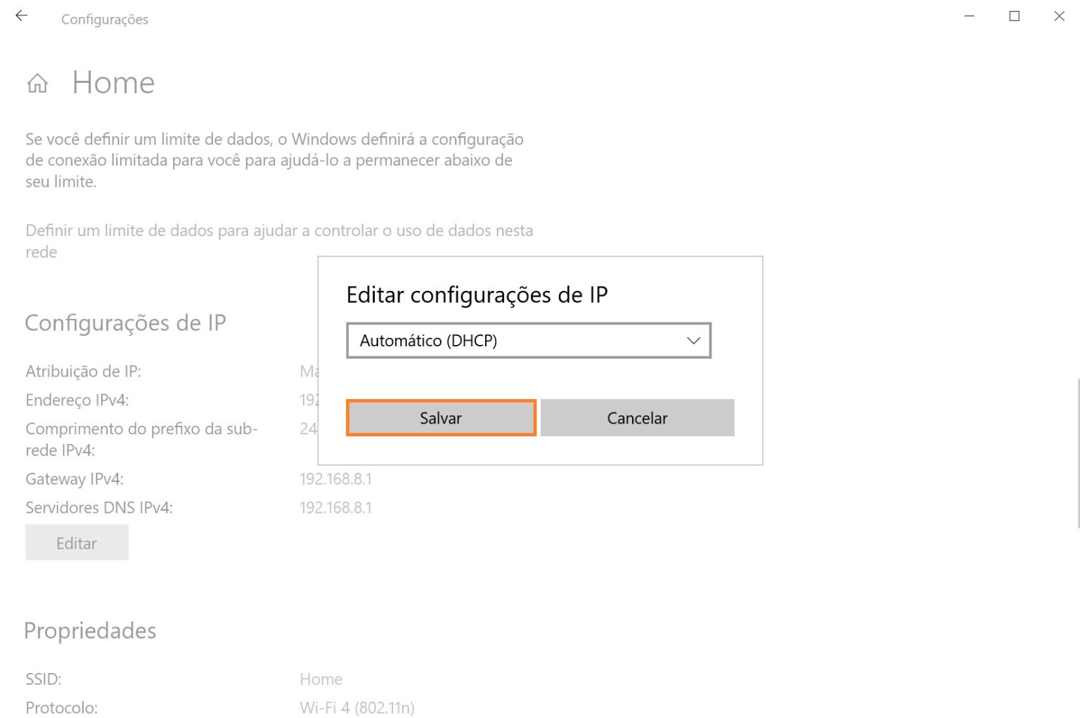 Como configurar IP automático no Windows - WinNotas.com.br